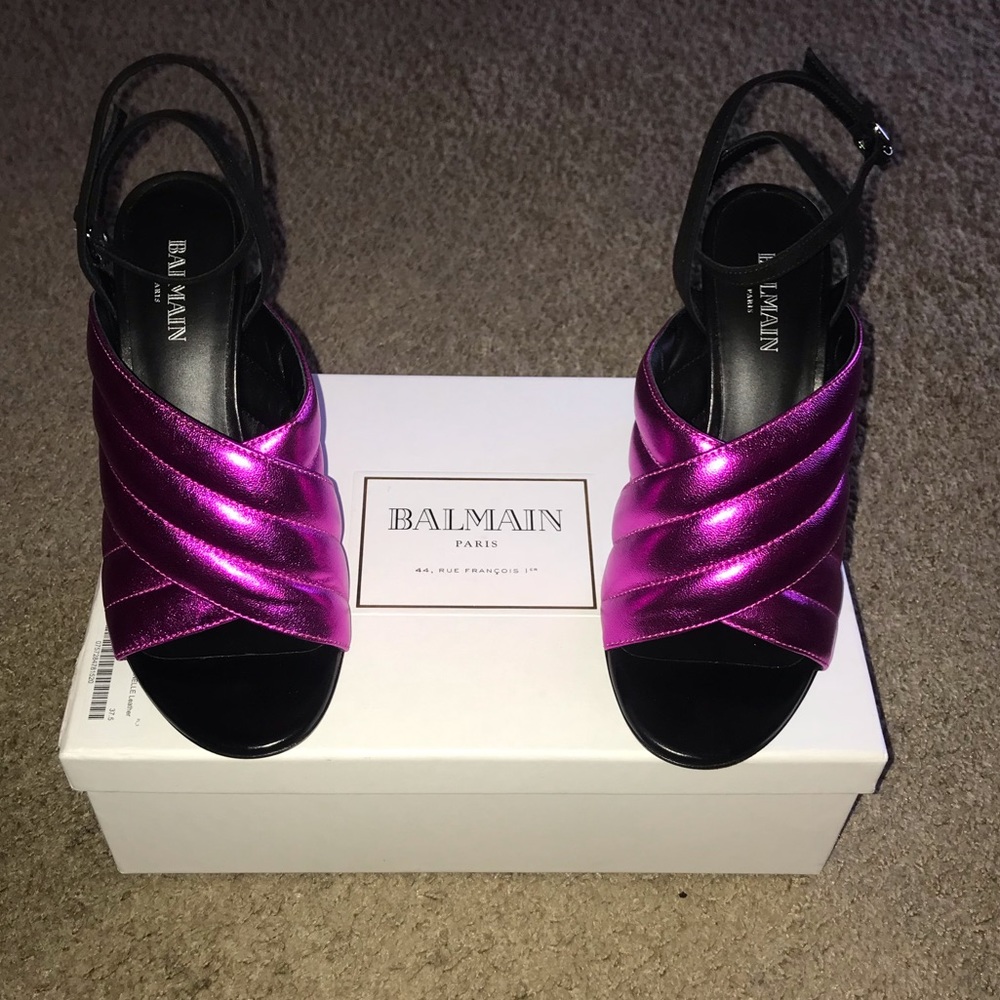 Balmain heel sandal